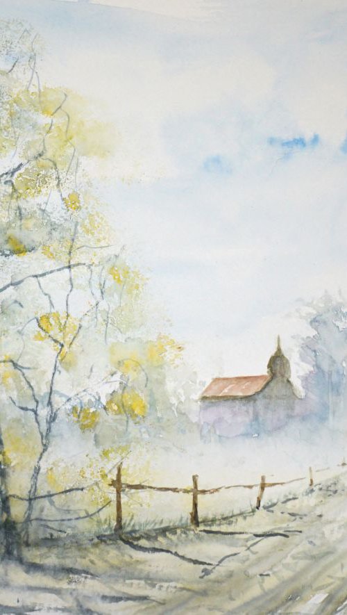 Rural landscape by Yulia Schuster