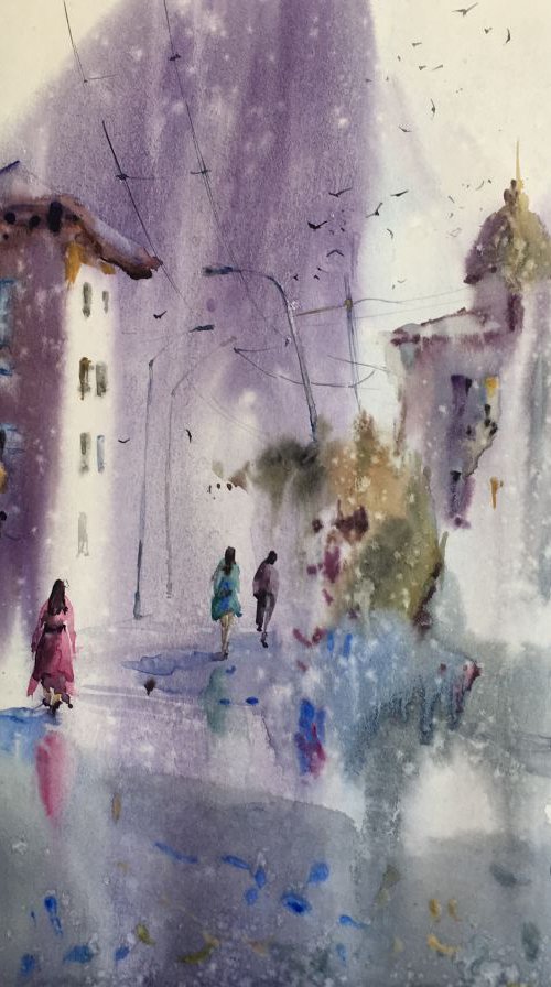 "Purple cloud" by Iulia Carchelan