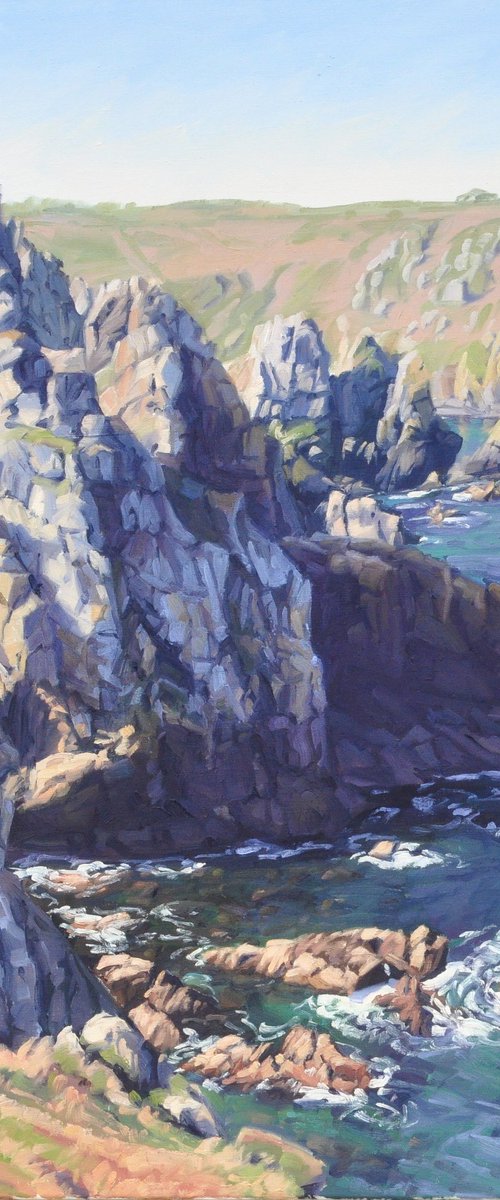 Cape Sizun, Shadows on the Cliff by ANNE BAUDEQUIN