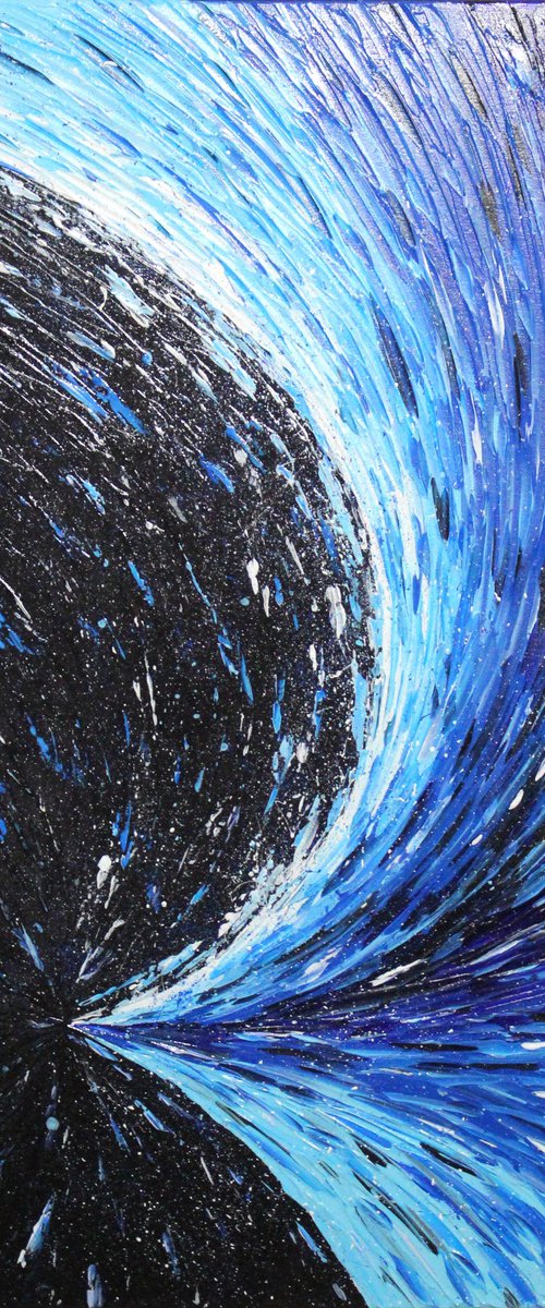 Fresh Blue Eruption by Jonathan Pradillon