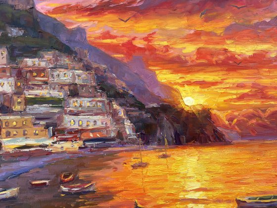 "Evening Magic of Amalfi"