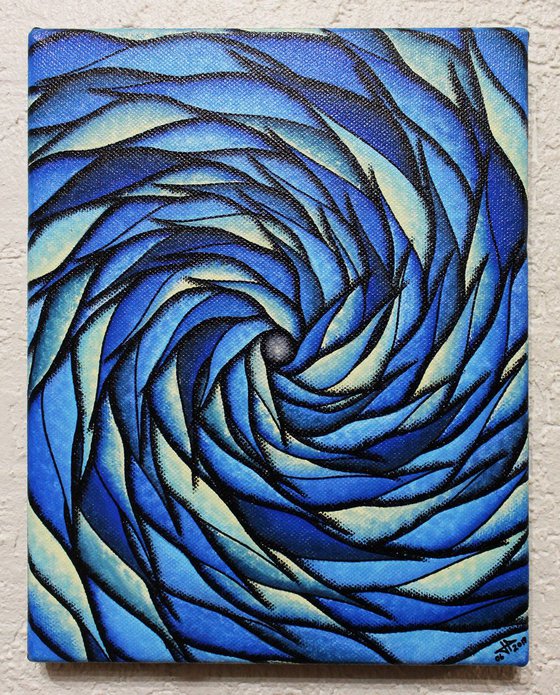 Blueish spiral