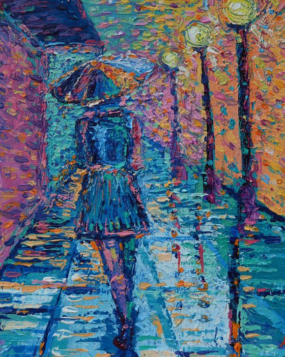 Girl with Umbrella #2