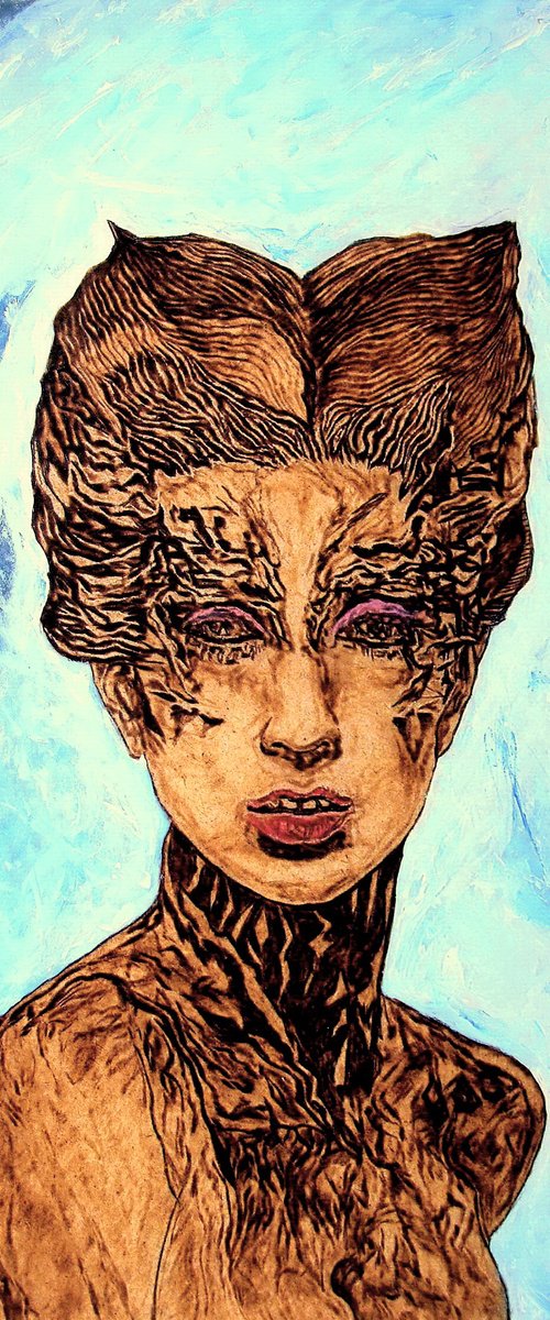 Nereid by MILIS Pyrography