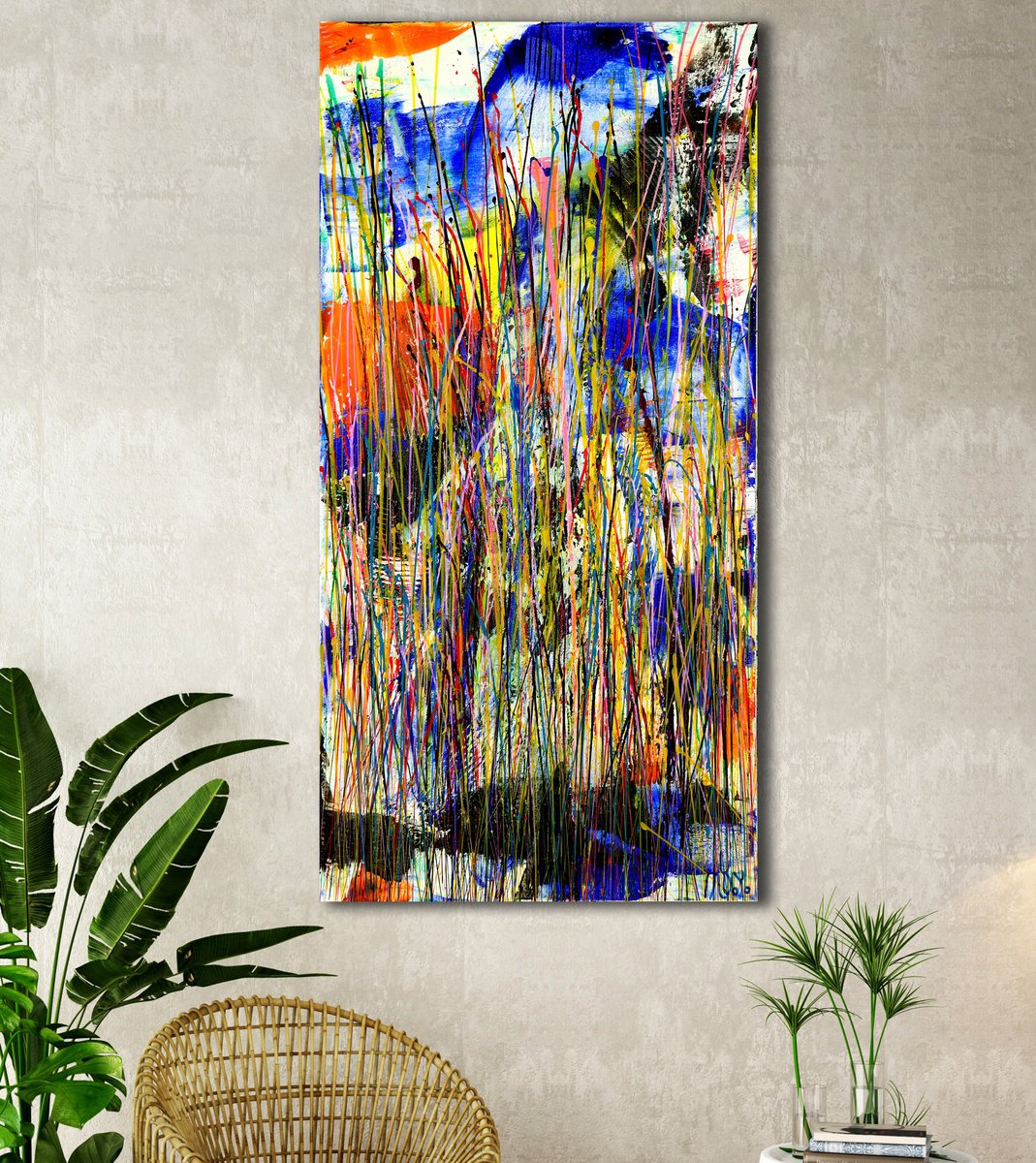 Effusive Silence 1 By Nestor Toro, 24 X 48, Artwork For Sale On Artfinder