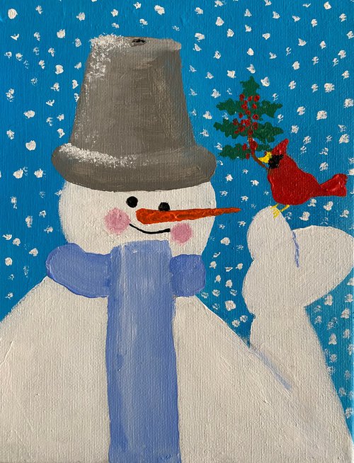 Snowman by Alan Horne Art Originals