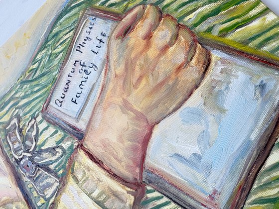 Woman Holding a Book