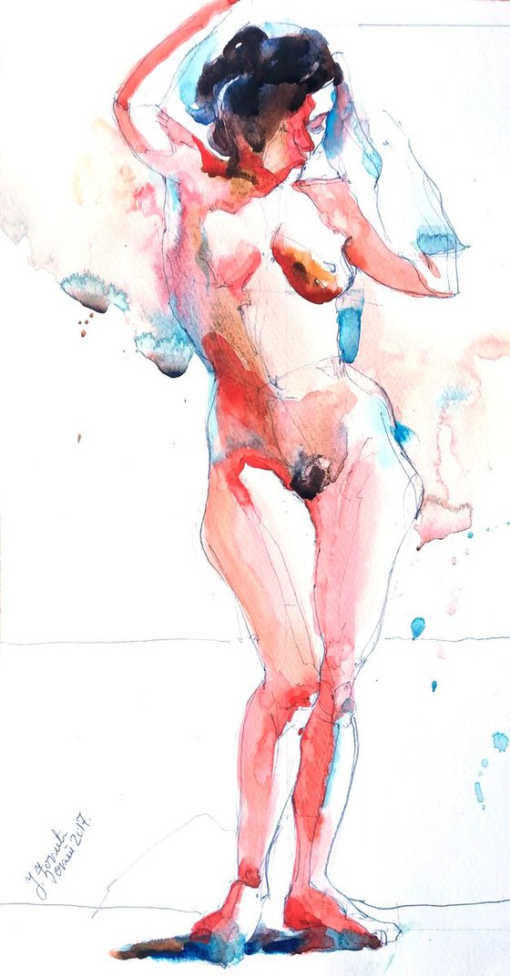 Figure in Watercolor