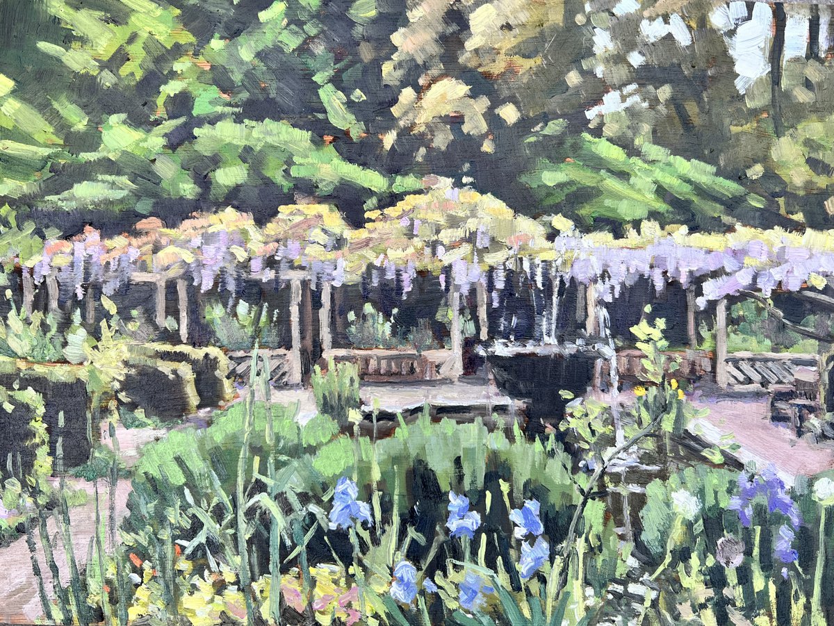The Old English Garden in Battersea Park by Louise Gillard