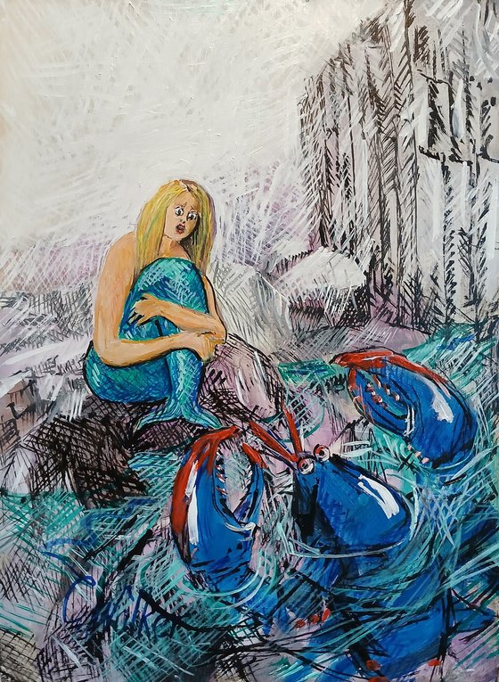 Scared Mermaid