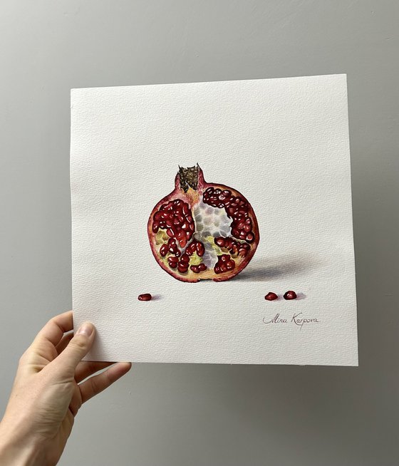 Pomegranate diptych