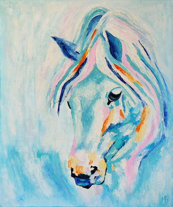 Horse Portrait Painting