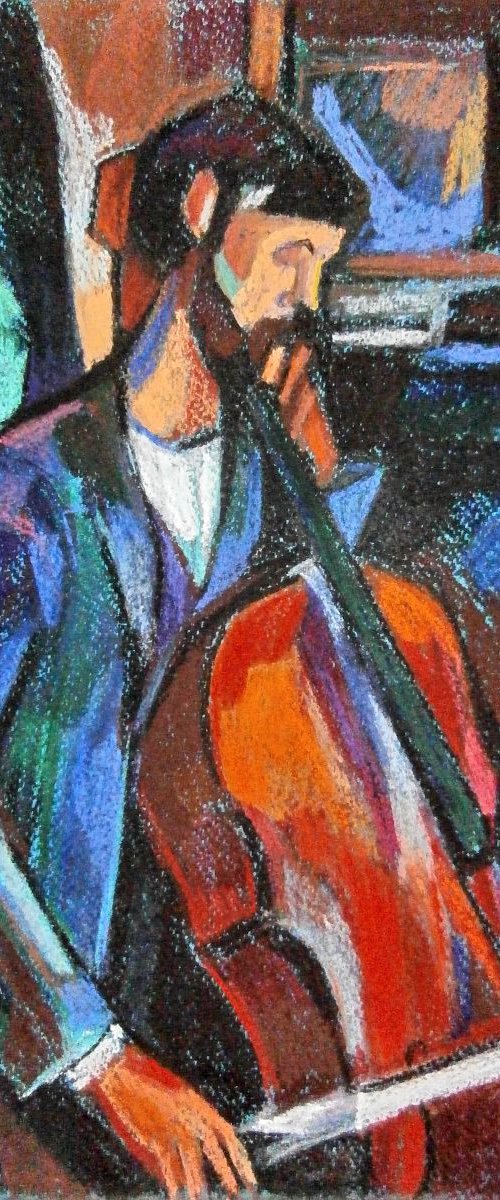 Violoncellist by Maja Đokić Mihajlović