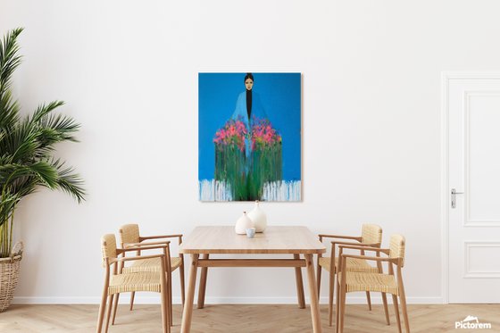 Girl With Flowers — IV