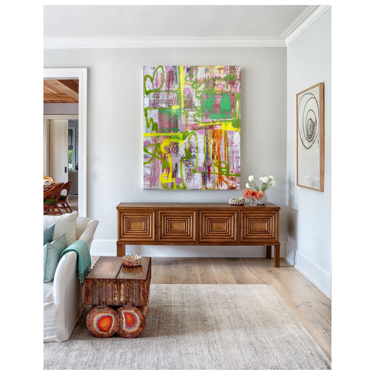 Expressive Painting , Break The Ice By Maria Esmar, 43 X 55, Artwork For Sale On Artfinder