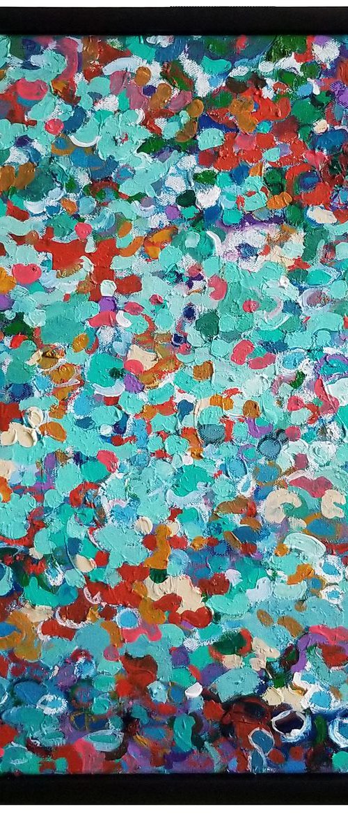 Bok Gardens II, 20 x 20". by Margaret Juul