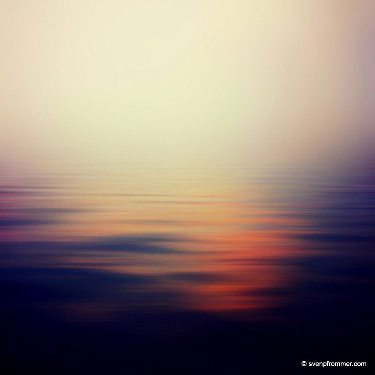 Abstract Landscape Photograph By Sven Pfrommer, 39 X 39", Silkwater Xi, Original Artwork