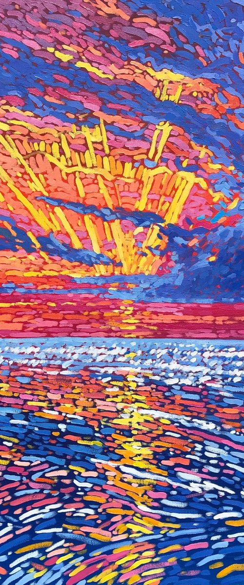 Sunset symphony by Volodymyr Smoliak