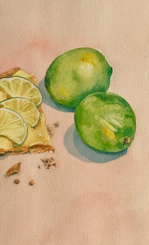 The lemon tart by Krystyna Szczepanowski