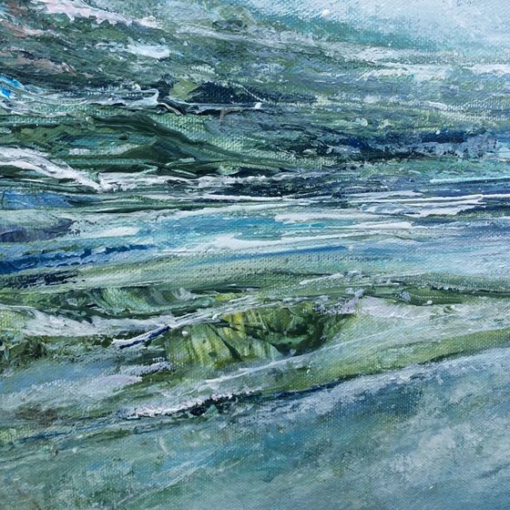 Abstract Welsh Land/Seascape