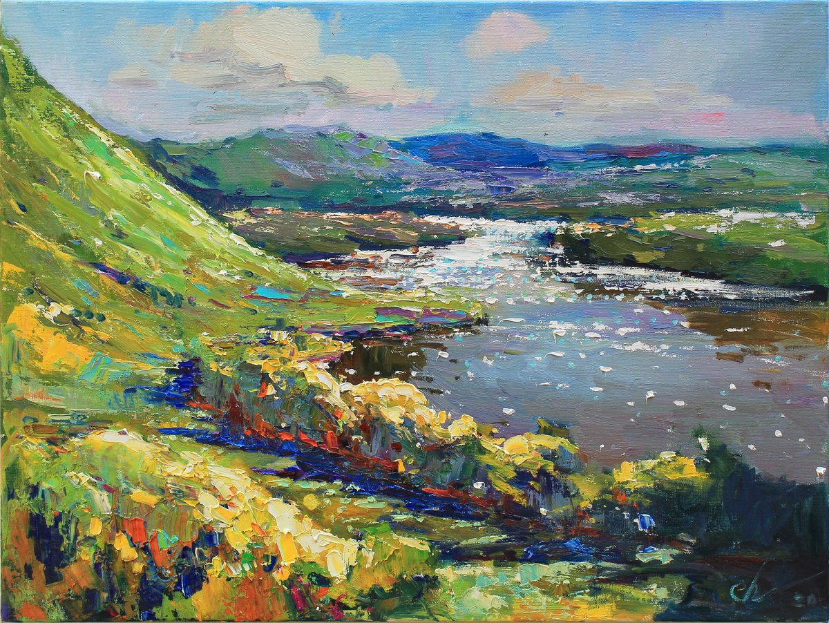 River View By Serhii Cherniakovskyi, 31 X 24, Artwork For Sale On Artfinder
