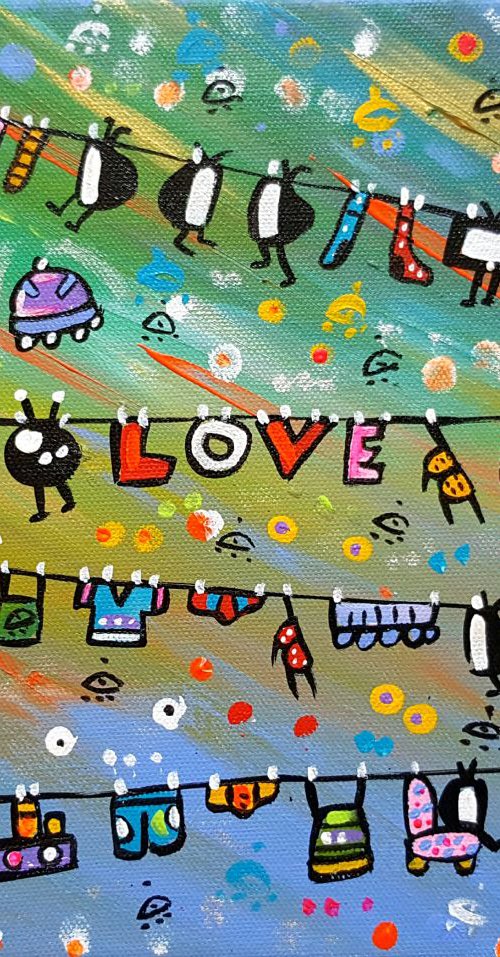 Sweet Ufo Laundry Televisions by Maria Luisa  Azzini