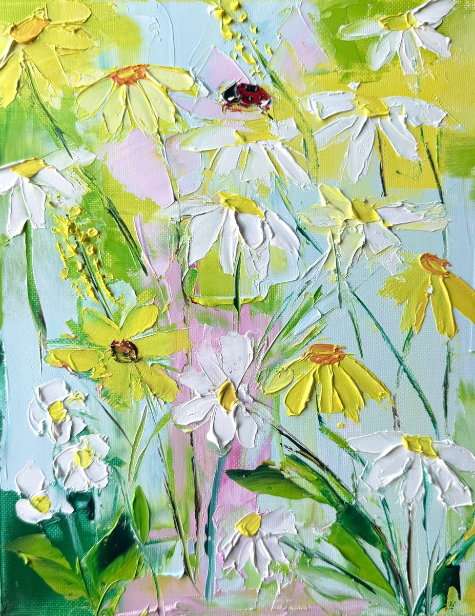 Expressive Oil Painting , Secret Garden By Lina Redford, 8 X 10, Artwork For Sale On Artfinder