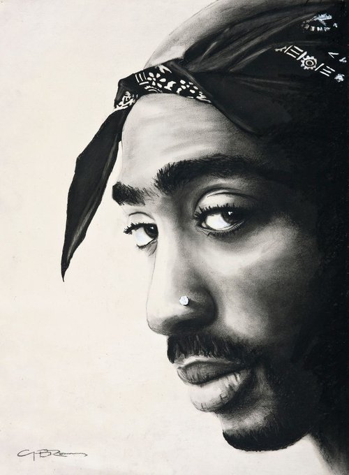 Tupac Shakur by Guy Roames