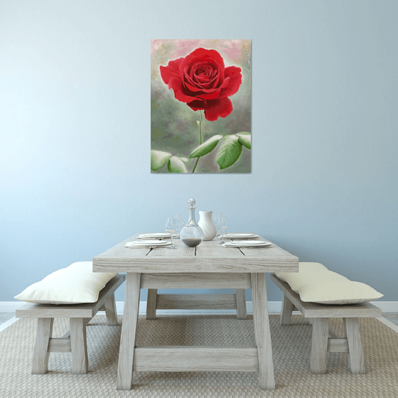 Rosa Amoris. Red rose