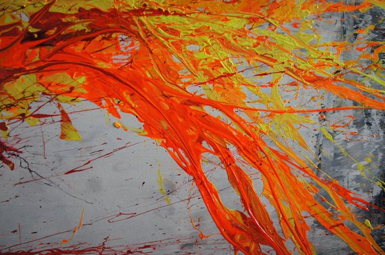 Twisting Fire V - CANVAS ONLY