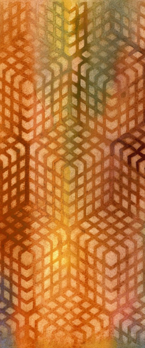 geometric pattern by Alfred  Ng