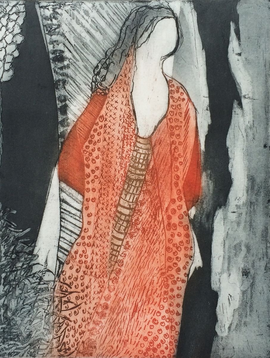 Lady in Red by Mandana Khonsari