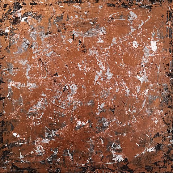Contemporary Abstract "Copper"