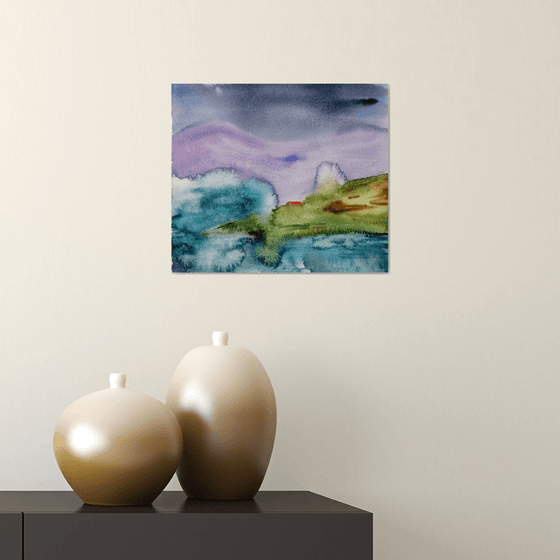 Abstract  Seascape painting