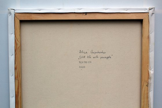 Still life with pineapple