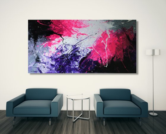 Color Storm I (200 x 100 cm) XXXL (80 x 40 inches)