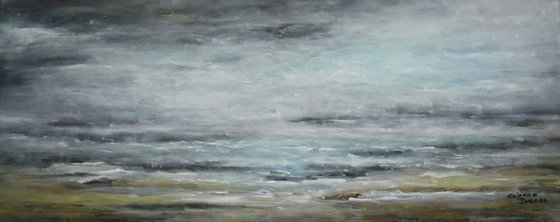 Beach  (Large, Panoramic, 100x40cm)