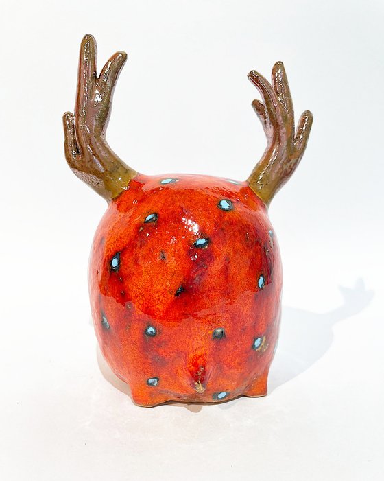 Funny Orange Deer