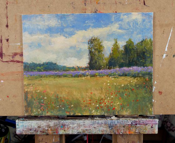 Summer Lavender 11x14 inches