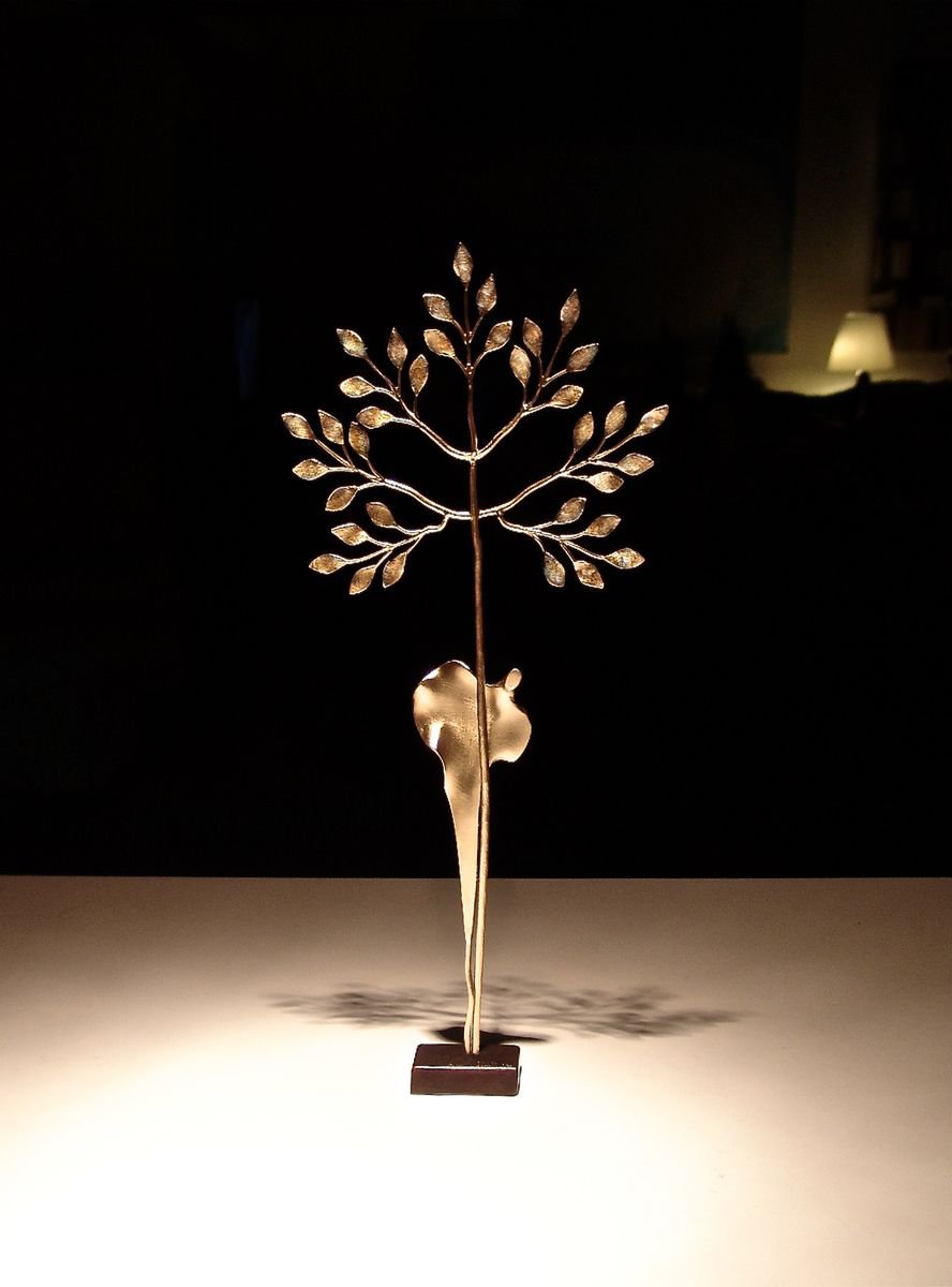 Impressionistic Portrait Bronze Sculpture By Anna Andreadi, 6 X 14, The Appearance, Original Artwork