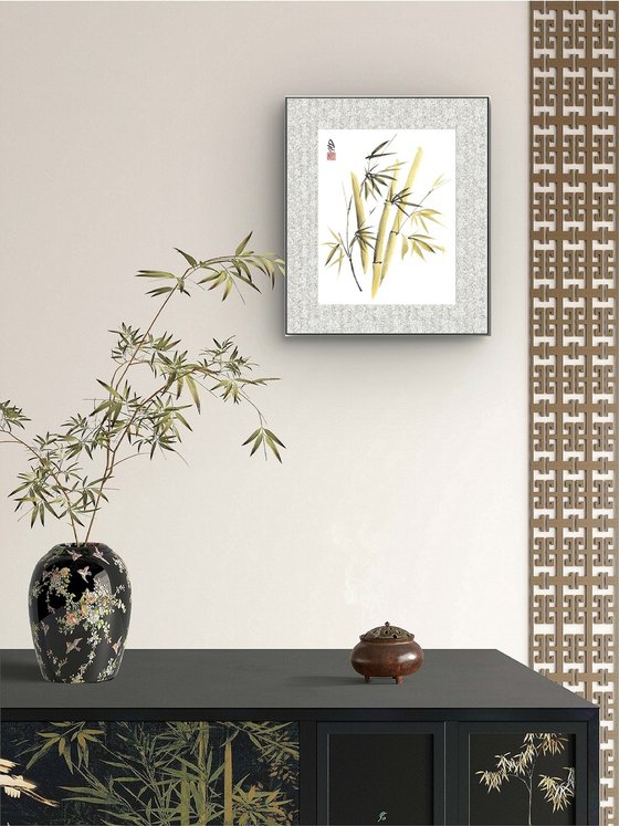 Golden Bamboo Harmony