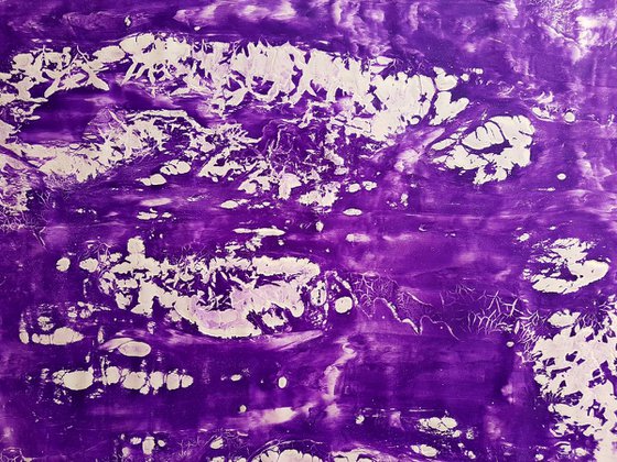 Purple wine (n.279) - 90 x 70 x 2,50 cm - ready to hang - acrylic painting on stretched canvas