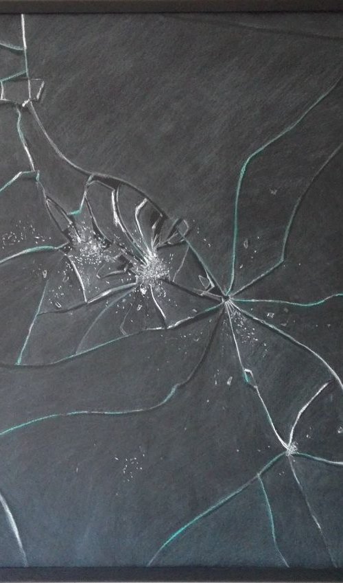 "Broken Glass Brings Luck" by Kristina Vatova