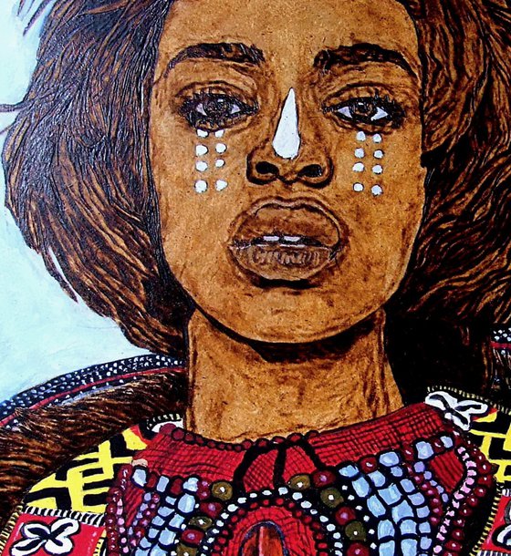 African girl ( Samburu Tribe)