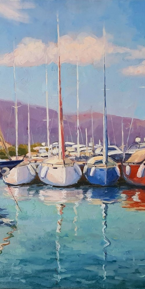 Peaceful Marina at rest by Tatiana Kyriakidou