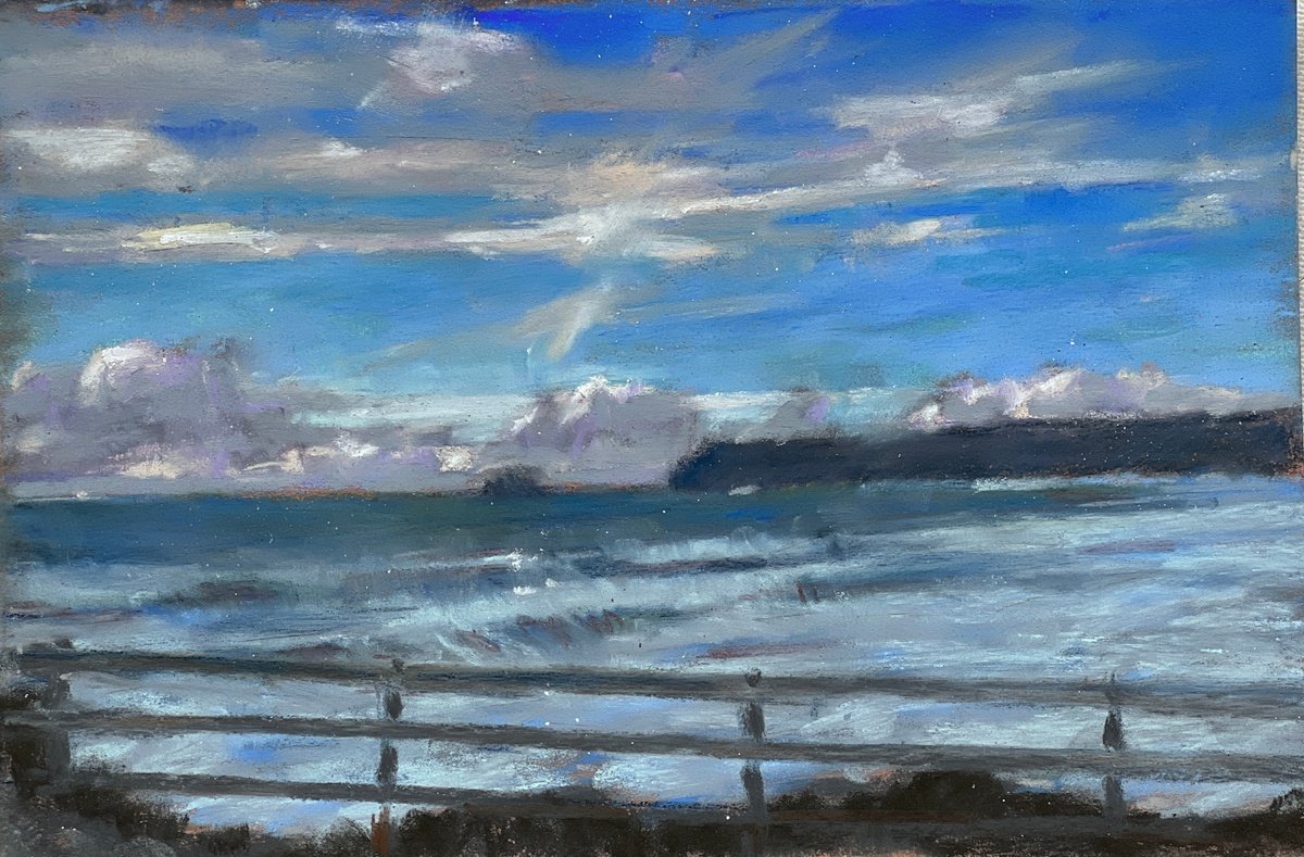 Polzeath evening by Louise Gillard