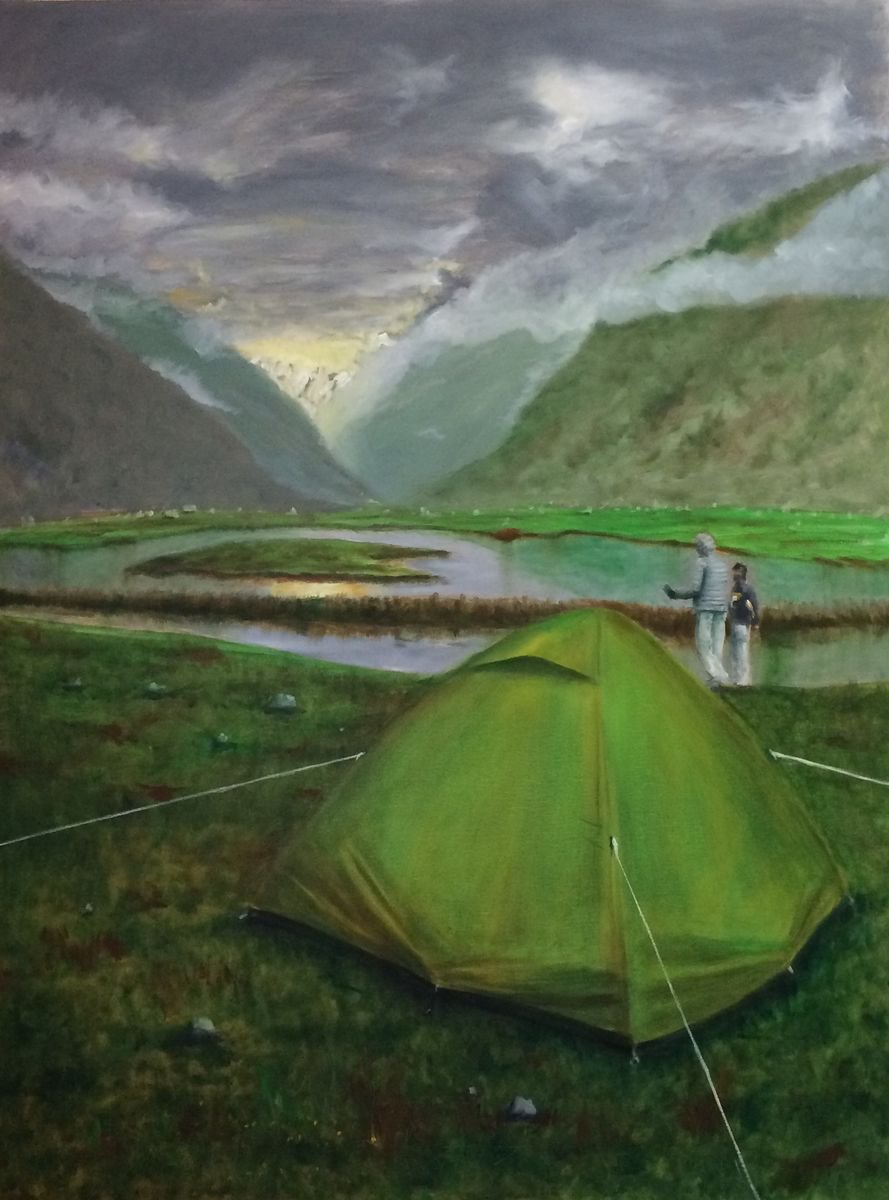 Campsite by Lalit Kapoor