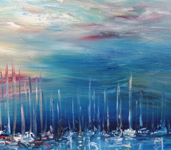 Sail Boat Marina M 1 / Oil