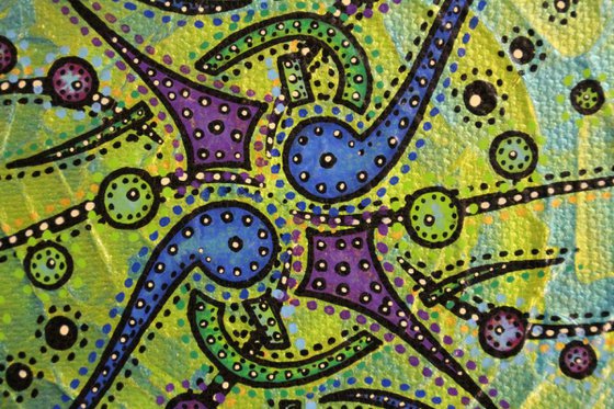 Sense of blue green movement