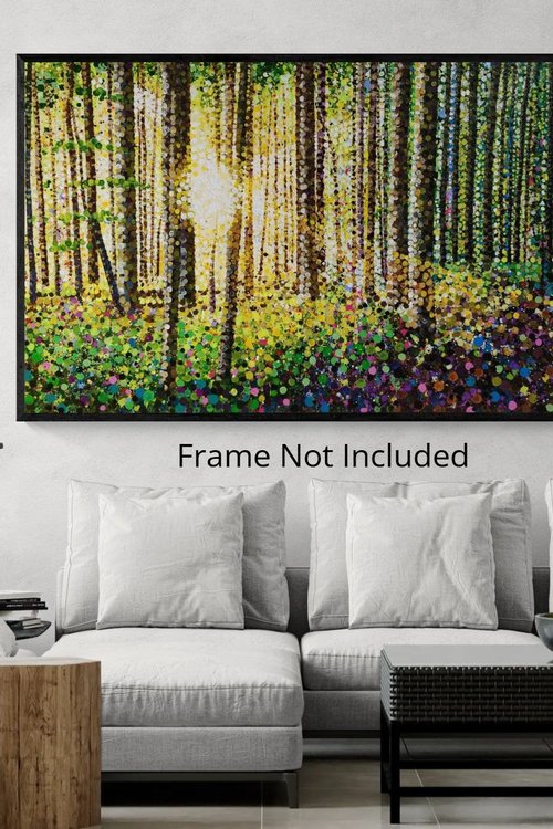 Hope's Dawn - Forest Landscape by Angie Wright